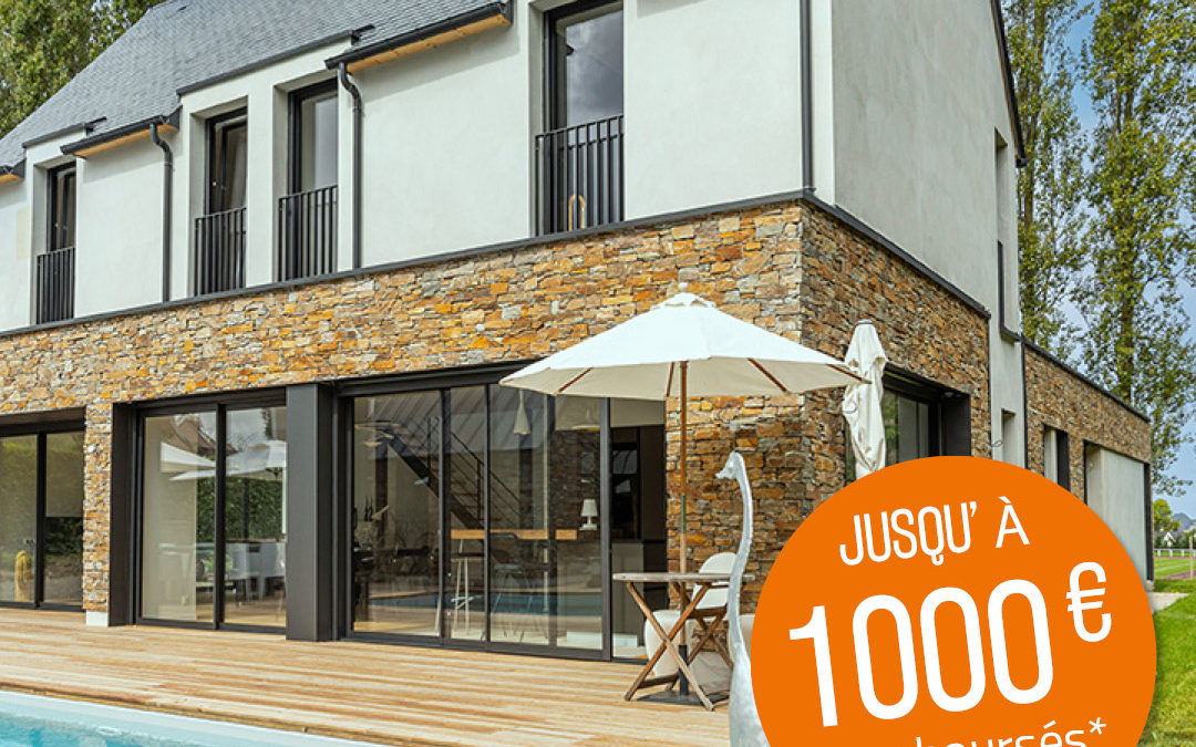 JUSQU’À 1 000€ Remboursé-fenêtre-baie vitrée-porte entrée-Alu